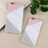 FLOVEME For iPhone X iPhone 5S 5 SE Case Ultra Thin Marble Wood Patterned Phone Bag Cases For iPhone 7 6 6S Plus Funda Accessory