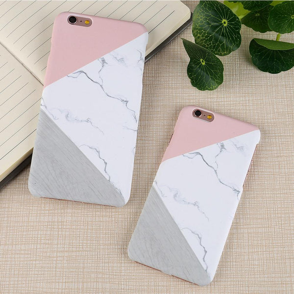 FLOVEME For iPhone X iPhone 5S 5 SE Case Ultra Thin Marble Wood Patterned Phone Bag Cases For iPhone 7 6 6S Plus Funda Accessory