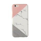 FLOVEME For iPhone X iPhone 5S 5 SE Case Ultra Thin Marble Wood Patterned Phone Bag Cases For iPhone 7 6 6S Plus Funda Accessory